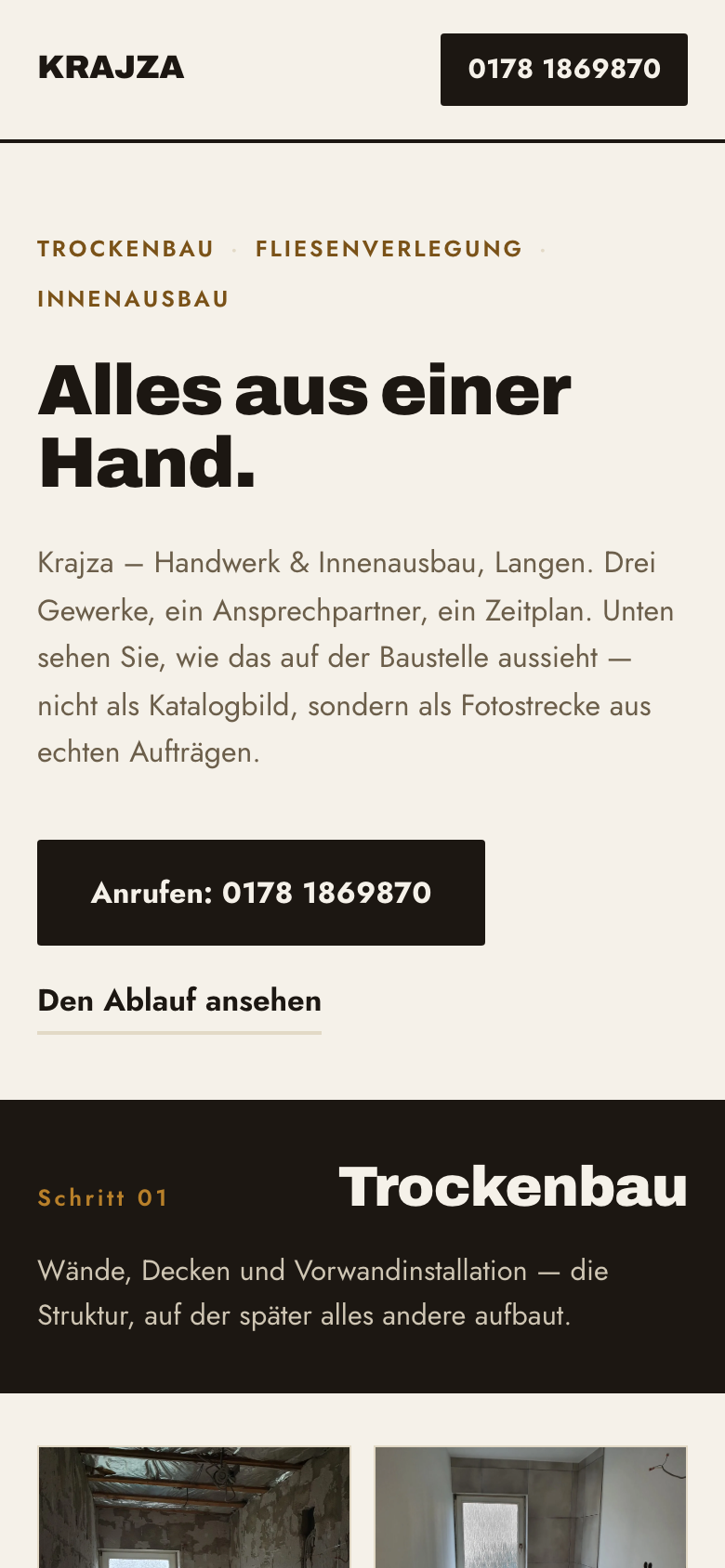 Weiche C am Handy